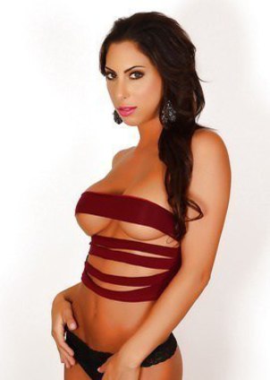 Glamorous fashion model Leila casting for magazine