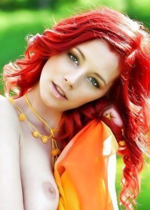 Lean, pale body of redhead Ariel is really yummy