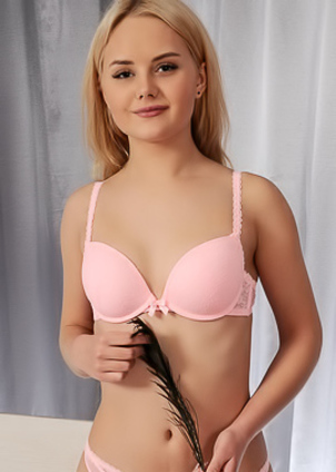 Isabella Star In Pretty Pink Lingerie