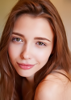 Mila Azul - Adorable ginger teen babe got impressive sexy boobs and butt