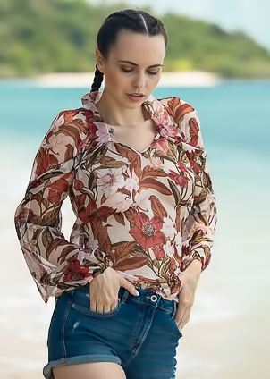 Jana Bubu In Coastal Caress