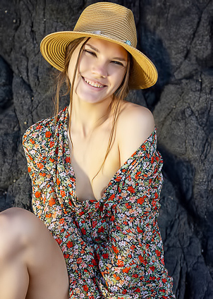 Polina Takes Off Her Skirt And Shows Her Delicious Pussy While Spreading Her Legs