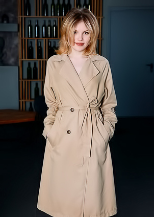 Florens In See-through Panties Before Sliding Them Down Over Her Curvy Ass