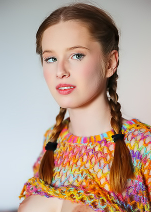 Laura Lit Fondles Her Perfect-handful Breasts And Grabs Her Sexy Ass Cheeks