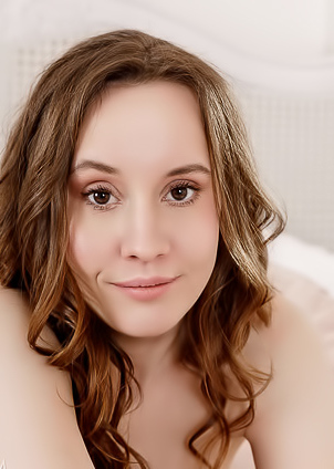 Mari Green Teasing Her Delicate Pink Nipples