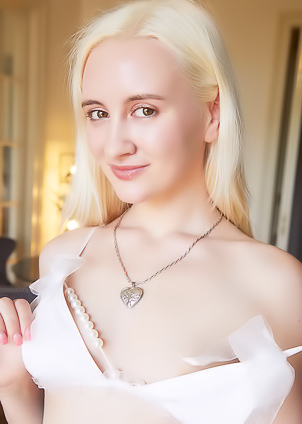 Daruma Rai Showcased In Frilly White Lingerie With A Naughty Secret