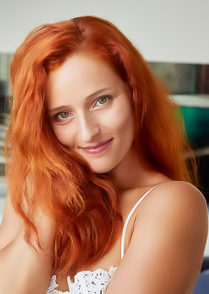 Lucianna Lucci Captivating Czech Redhead Is A Sweet Treat In Sexy Lingerie