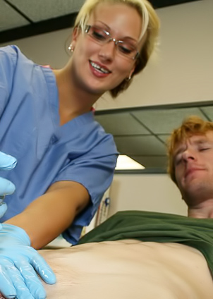 Jc Simpson shows her talents with young Jonny and his throbbing cock
